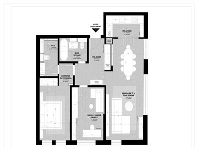 Apartament PREMIUM 3 camere 85mp,terasa 12mp, Gheorgheni - Interservisan