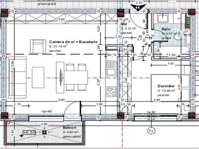 Apartament  2 camere zona centrala Baciu bloc nou