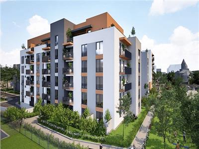 Apartament 2 camere 56.68mp, 2 terase, Intre Lacuri, zona Leroy