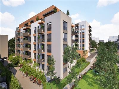 Apartament 2 camere 55.68mp, terasa, Intre Lacuri, zona Leroy