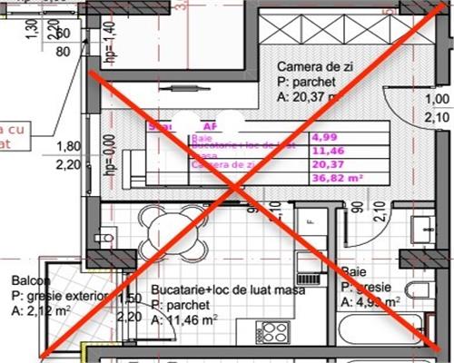 Apartament SEMIFINISAT 1 camera 36.82mp, balcon 2.12MP,Sopor,Baza Sportiva