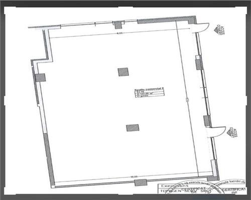 Spatiu comercial open space 147.5mp, Manastur, zona Pod Calvaria